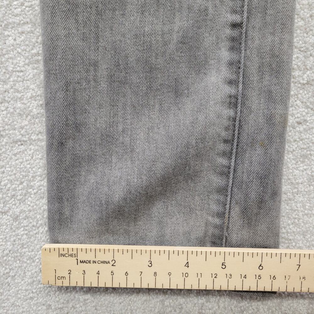 Lauren Jeans Co Ralph Lauren Womens Size 2 Gray Straight Leg Stretch Jeans - Picture 7 of 10